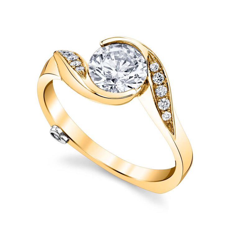 Yellow Gold | Whirlwind-engagement-ring