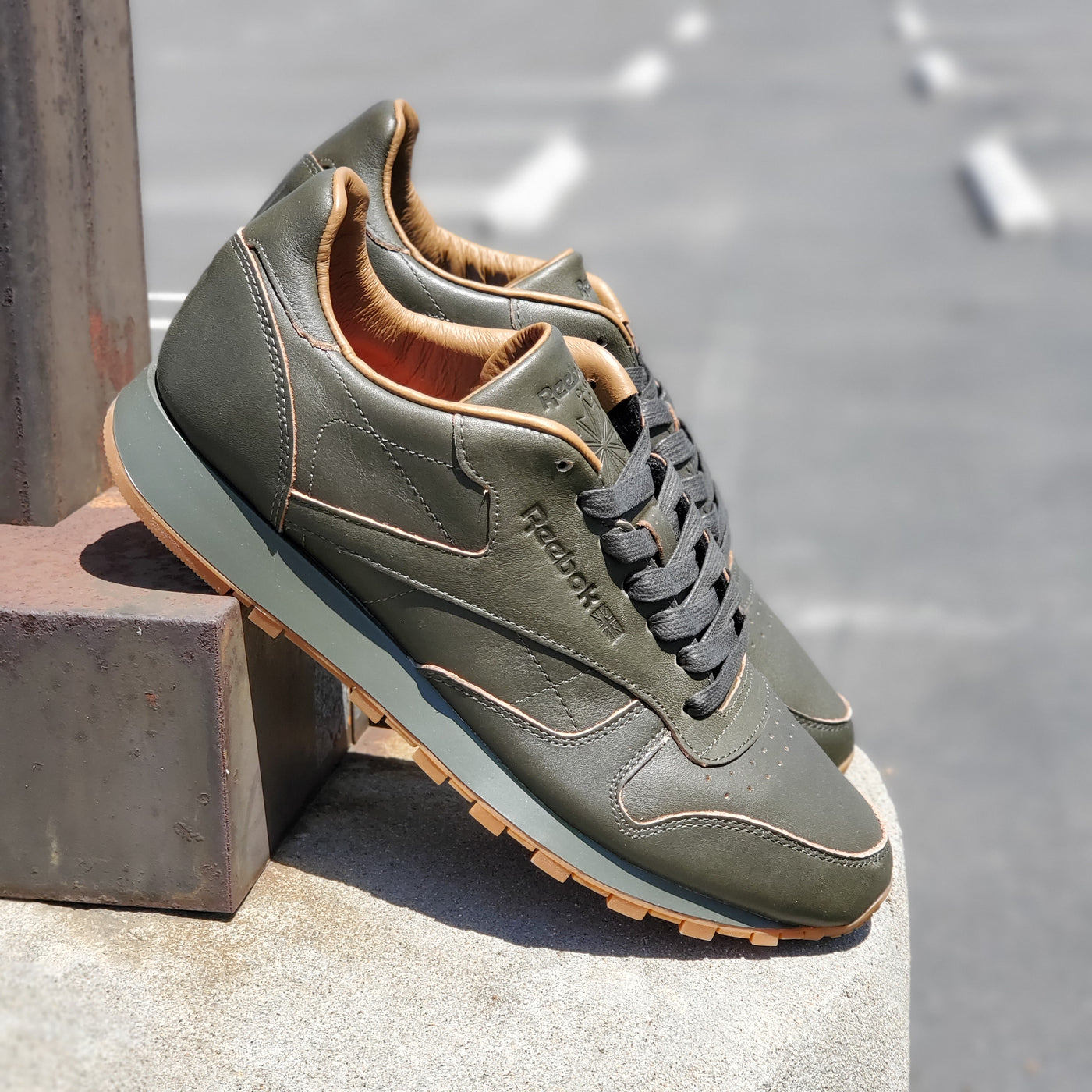 Ewell impermeable exposición Reebok Classic Leather Lux Kendrick Lamar Olive – PRIVATE SNEAKERS