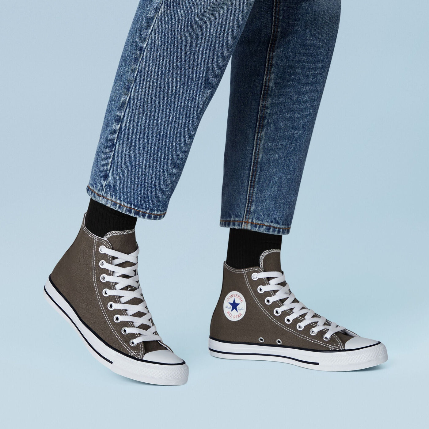 chuck taylor charcoal high tops