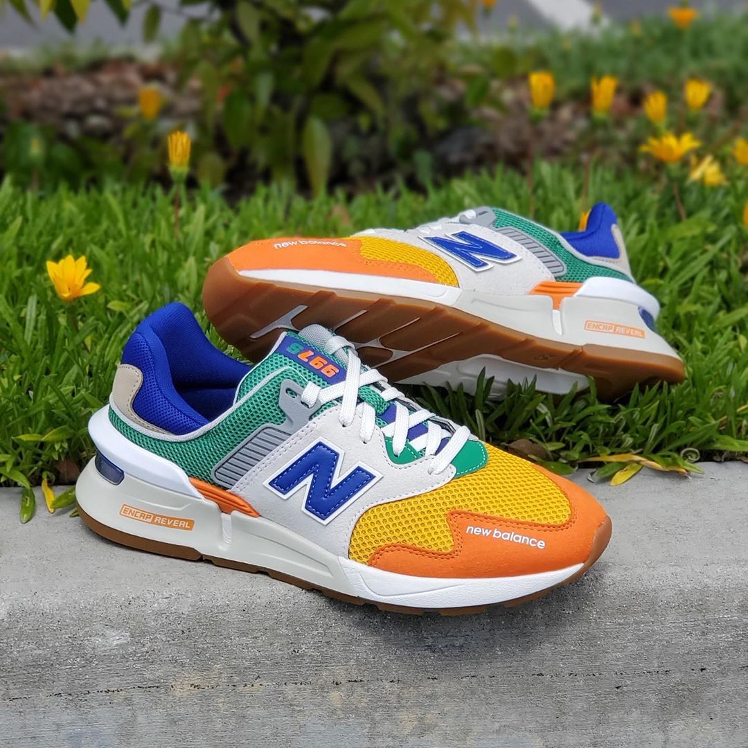 new balance multicolor sneakers