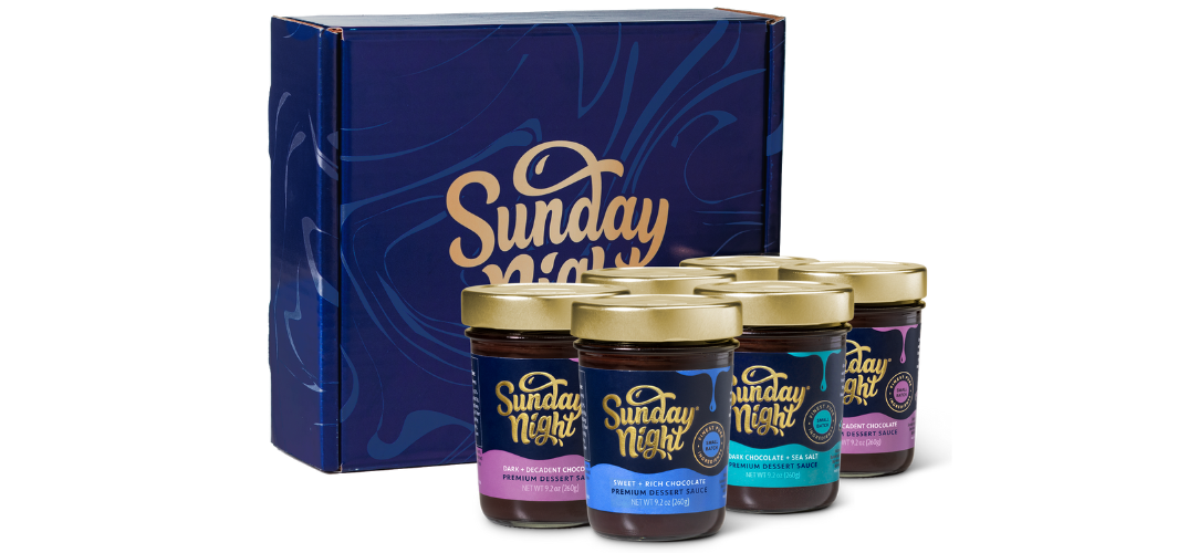 6-Pack Gift Box for Christmas Hanukkah Eid and More with Sunday Night Foods 