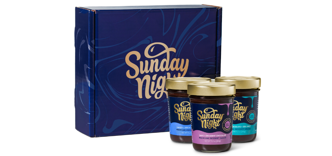 3-Pack Gift Box for Christmas Hanukkah Eid and More with Sunday Night Foods 