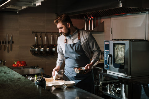 French chef cooking