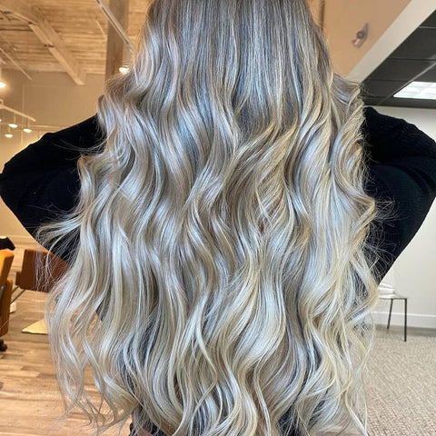 613 Platinum Hair Extensions