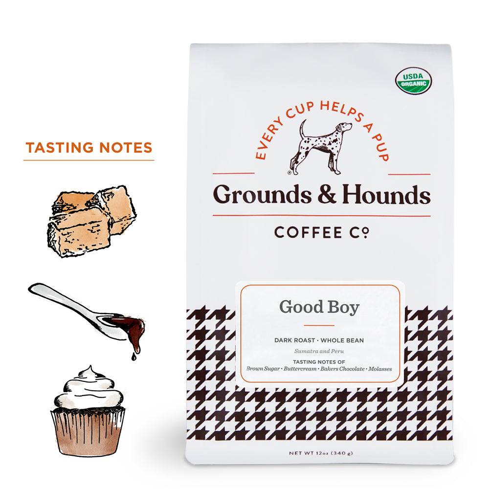 Good Boy Dark Roast - Grounds  Hounds Coffee Co product image