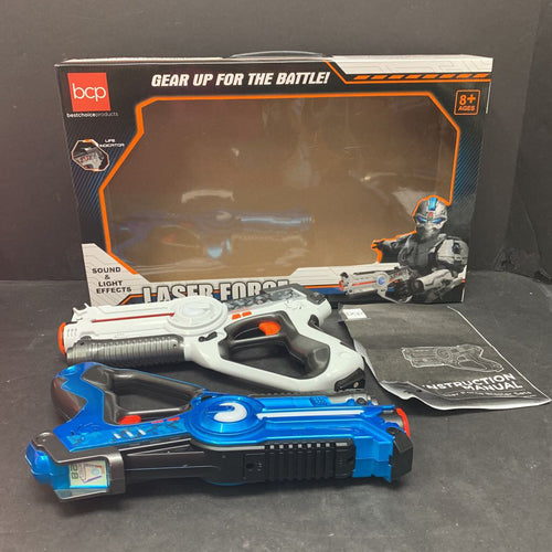 Three Player Laser Gun Gaming Set (Laser X) – Encore Kids Consignment