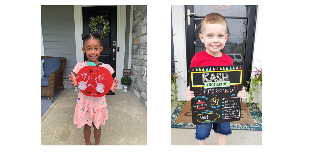 first day of school chalkboard – Pearhead