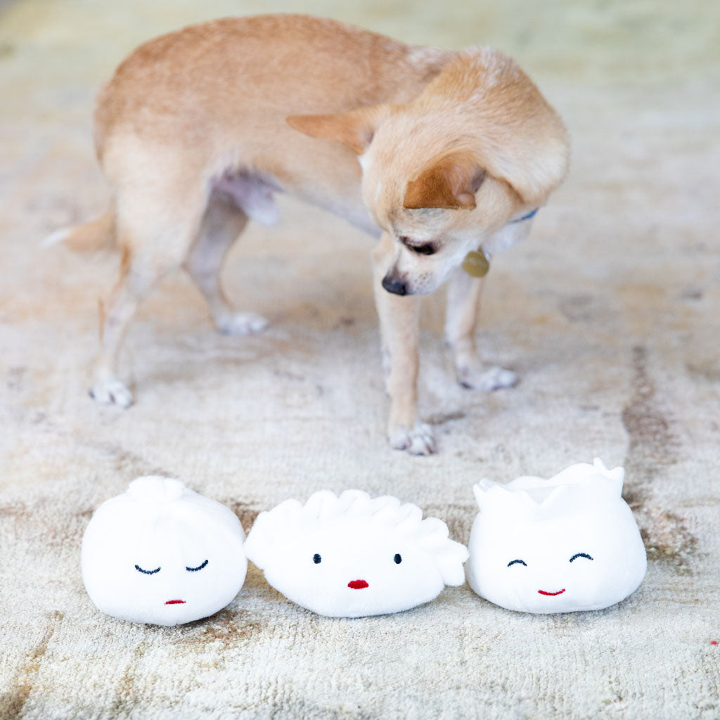 dumpling dog toy