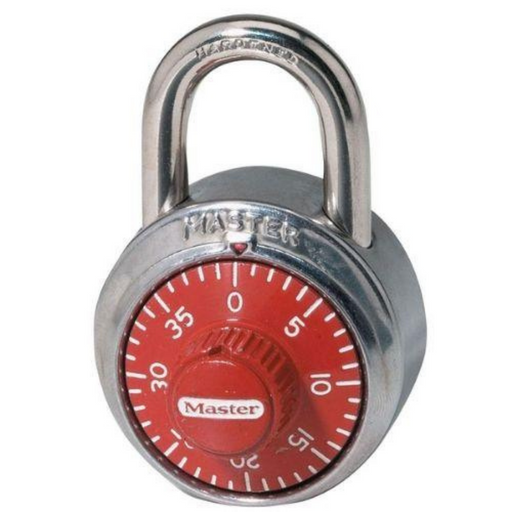 Master Lock 1525COLOR Combination Padlock 1-7/8in (48mm) wide 3/4in ta —
