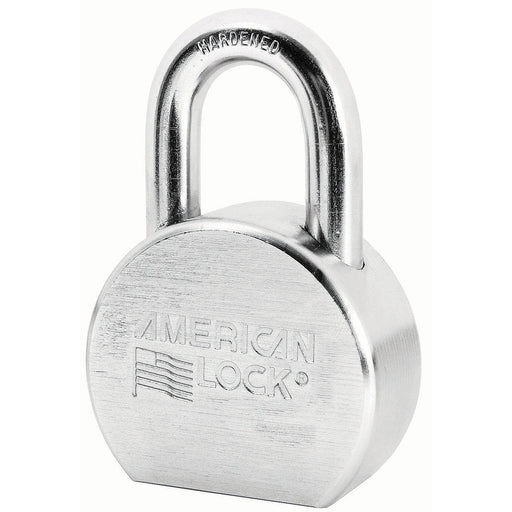 American Lock A6360 Shrouded Solid Steel (Chrome Plated) Padlock