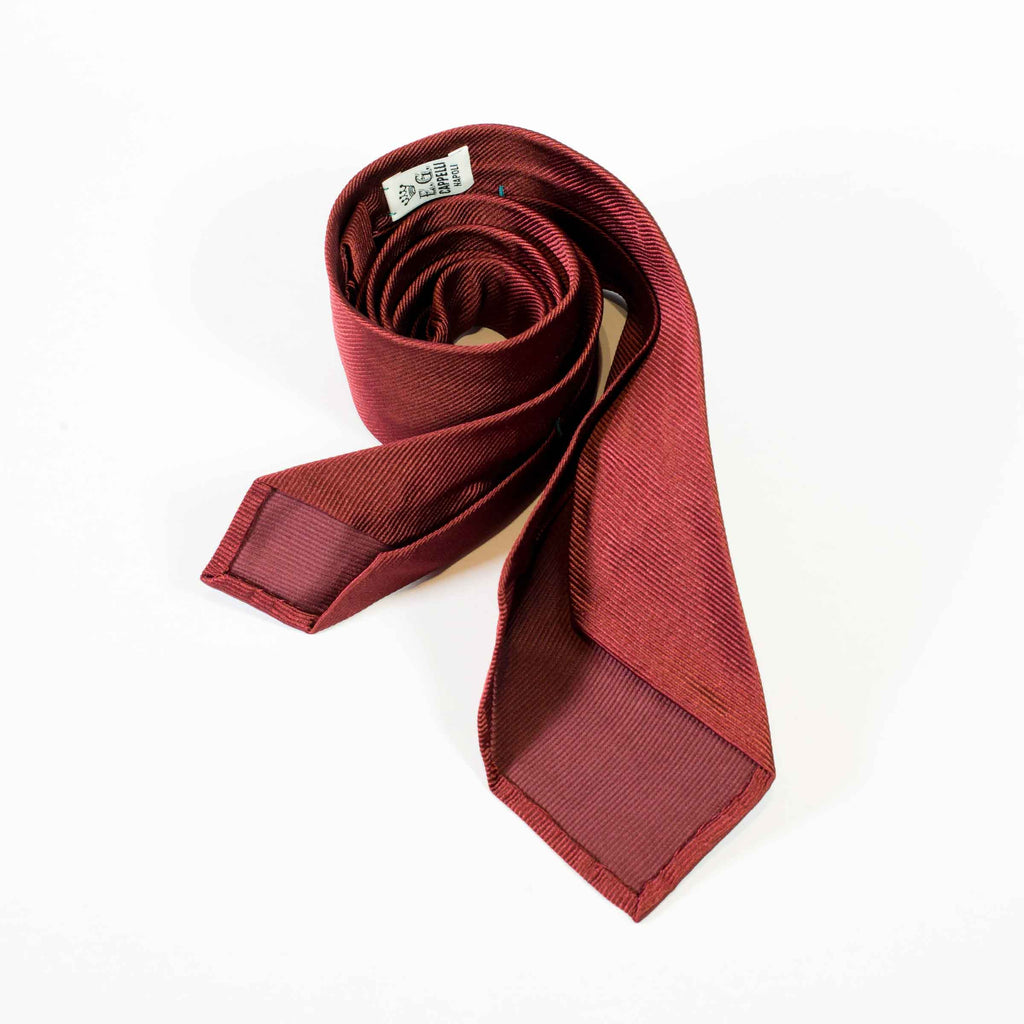 EG Cappelli handmade Red silk tie #5975 – W.W.Chan Tailor Limited