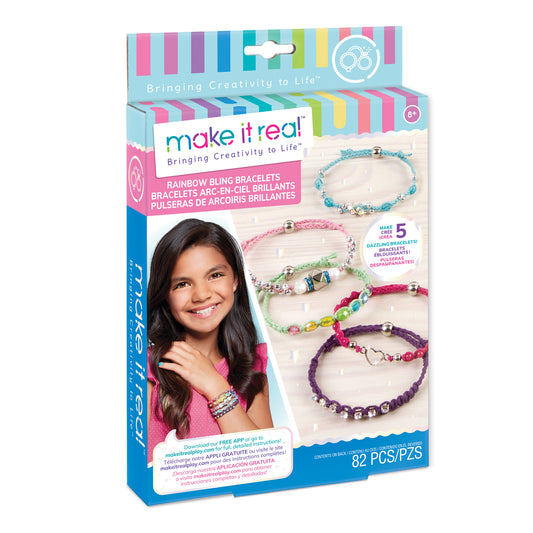 Karatasi DIY Bracelet Kit in Rainbow – Akola