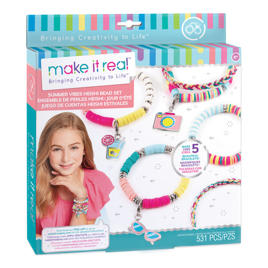 Make it Real 5 in 1 Activity Tower - Jewelry Making Kit with