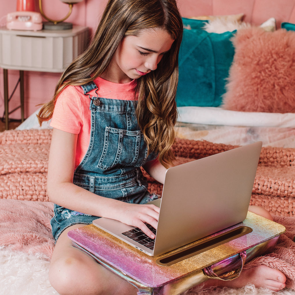 rainbow lap desk