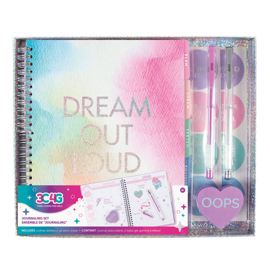 Quilted Locking Journal with Glitter Pen – Soca Girl