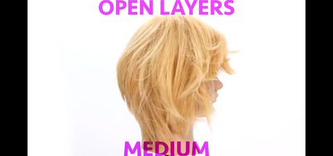 layers shag hair cut tutorial