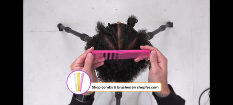 curly cutting comb