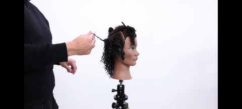 curly hair side part styling techniques