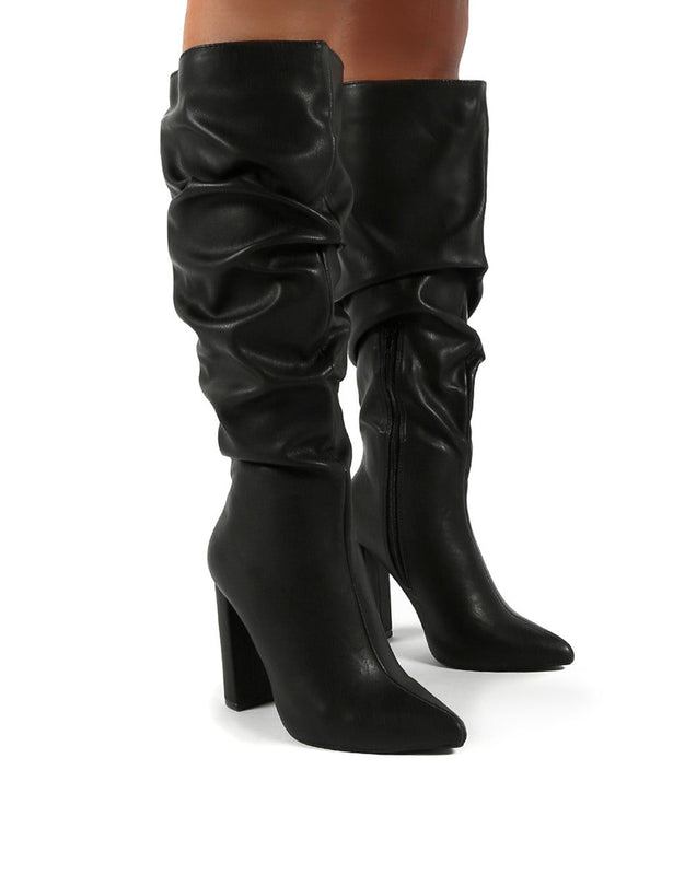 ladies wide fit long boots