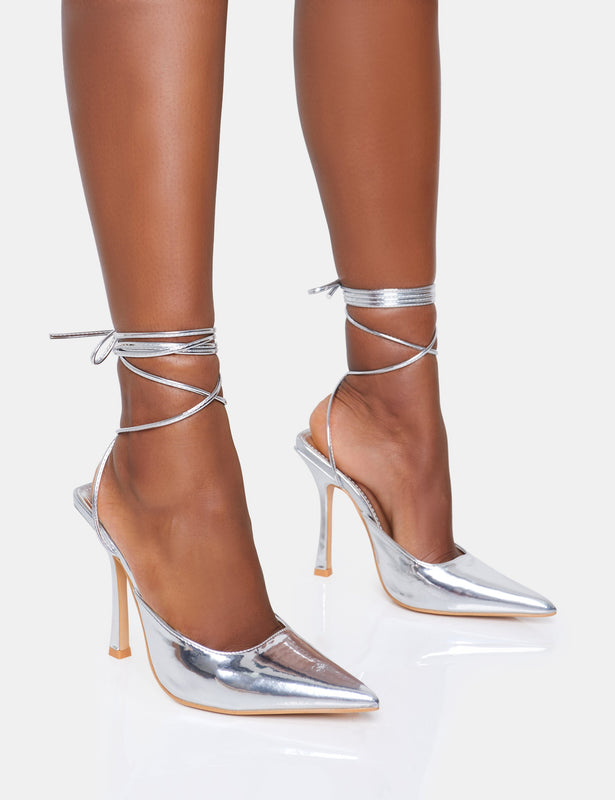 Lace up clearance stiletto heels