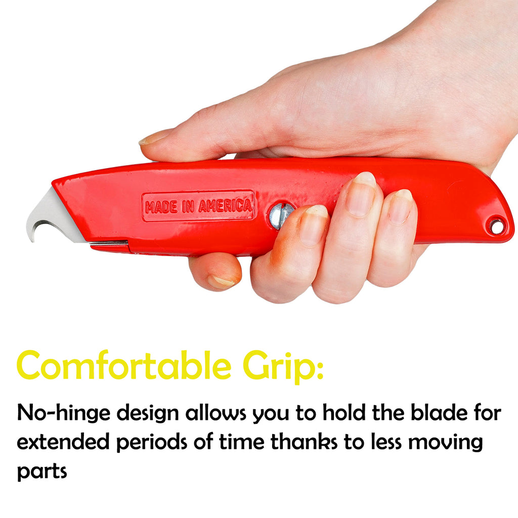 Ladies Utility Knife Box Cutter Retractable Razor Changing Blades
