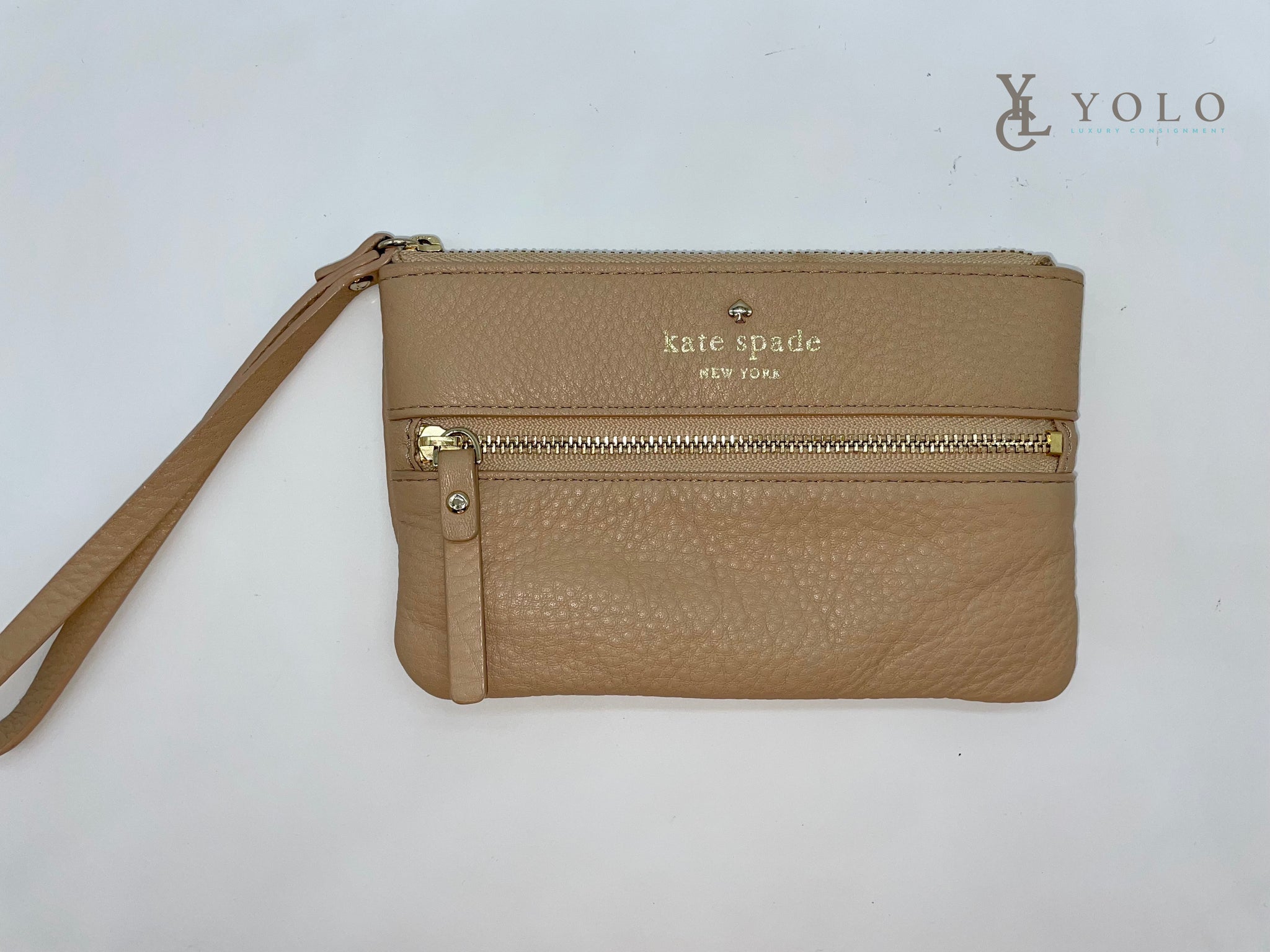 Kate Spade Leather Cobble Hill Wristlet – YOLO Luxury Consignment