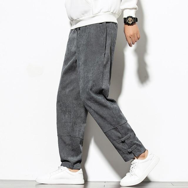 grey corduroy pants