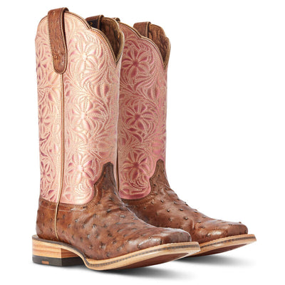 ARIAT Women's Circuit Savanna Western Boot, Naturally Distressed  Brown/Leopard Print, 5.5 : : Clothing, Shoes & Accessories