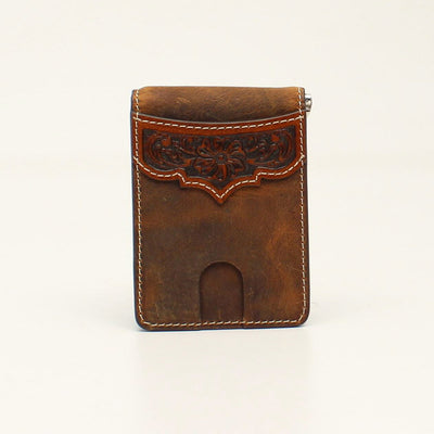 Ariat Men's Bifold Canvas Money Clip