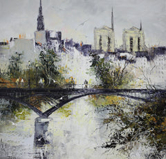 マニュエル・リュバロ　パリのアート橋　レンタル撮影スタジオアデカフランスの風飯田橋用