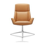 high back leather lounge chair