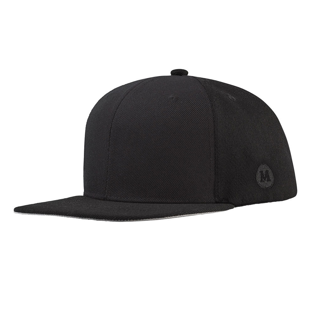 surfen dozijn Aan boord Order Finest Blank Black Snapback Hats Online Now! - Mammoth Headwear
