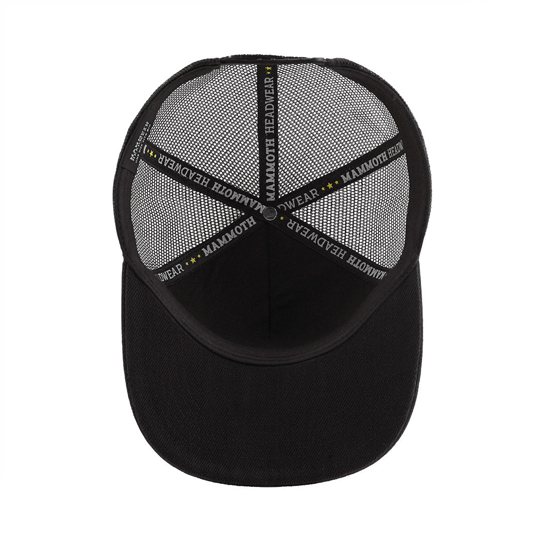 Classic Trucker Cap In Blacked Out - Mammoth Headwear