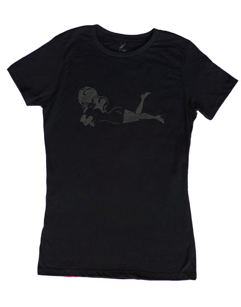 Women's Lay Down HD Crew Tee – FEMLIN