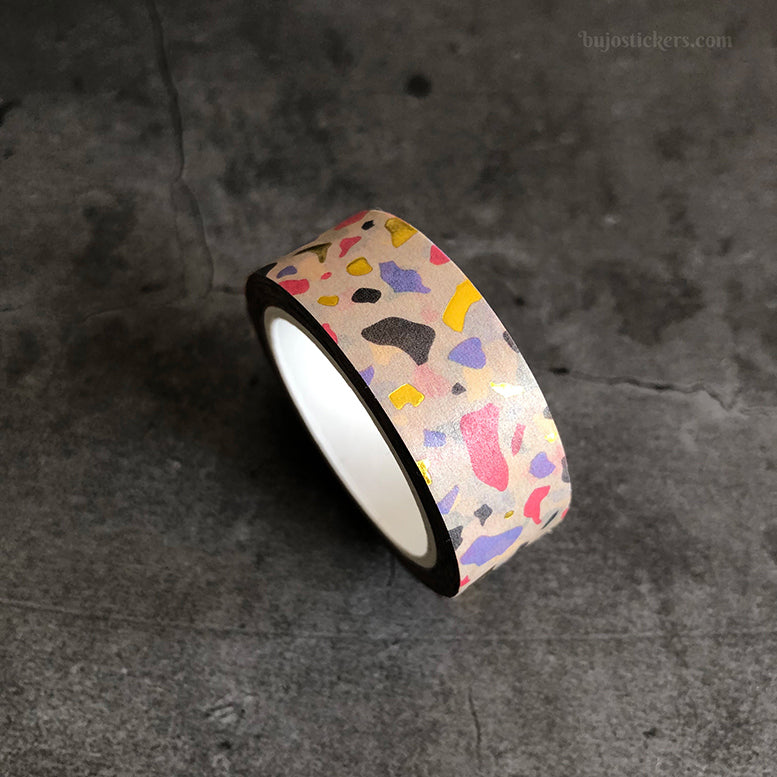 Infinity symbol cats Washi Tape - gold foil - 15mm by 10m