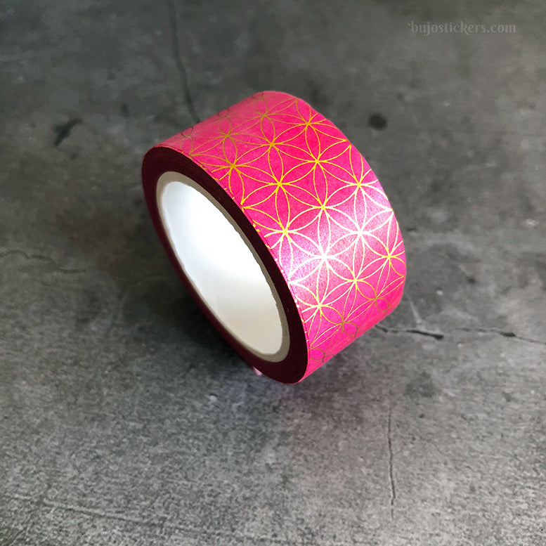 10 Rolls Foil Heart Washi Tape With Kaleidoscope & Geometric Patterns For  Journaling
