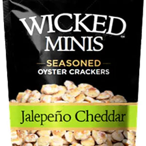 Wicked Minis Oyster Crackers Jalapeno Chedder - Gilbert Whitney & Co