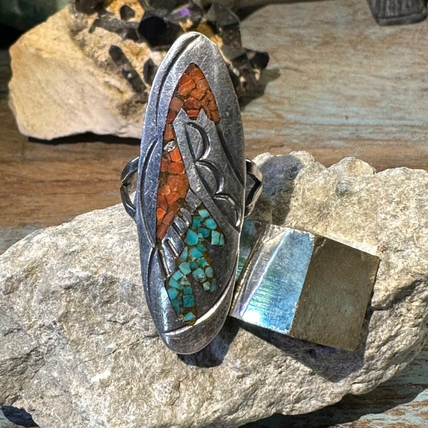 Yourgreatfinds Turquoise Sterling Silver Navajo Belt Buckle Justin Morris