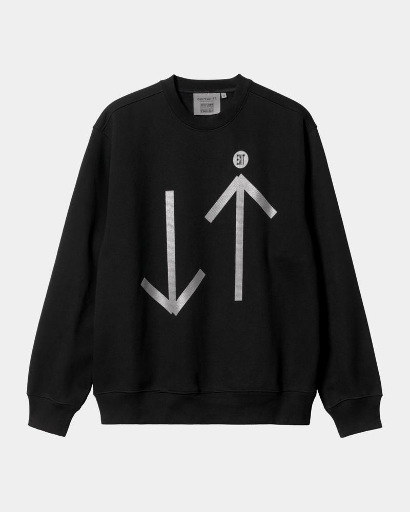 Exit Records Sweatshirt | Black