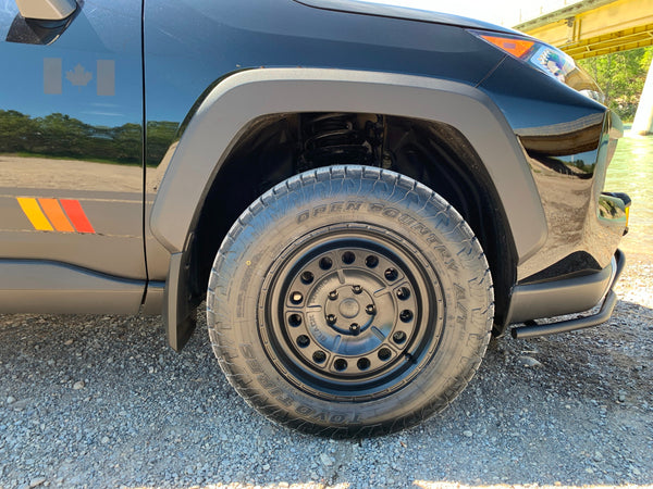 Toyota Rav4 Trail, Black Rhino Unit Wheels on Toyo Open Country A/T 3 tires