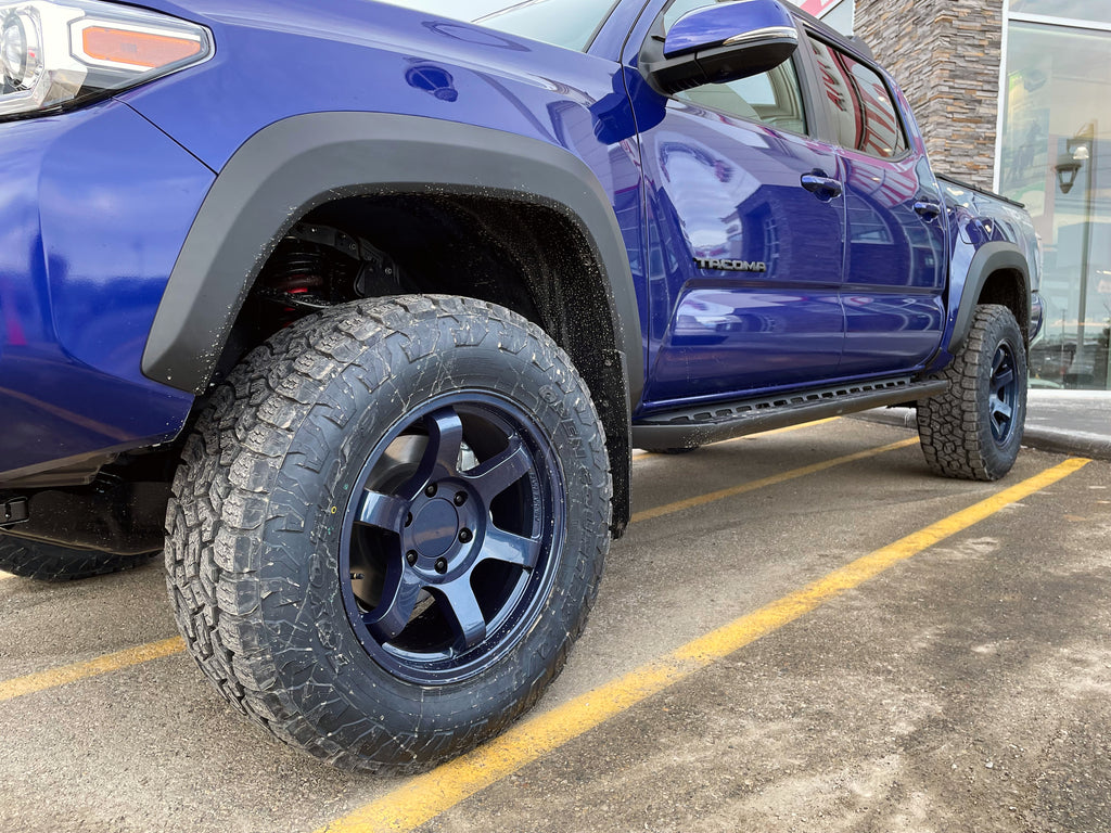 2022 Toyota Tacoma with FN BFD Wheels in Metallic Blue Gloss