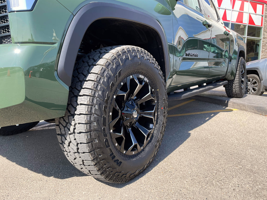 2022 Toyota Tundra with Fuel Wheels, Toyo Tires and Toyota Aluminum Cast Running Boards