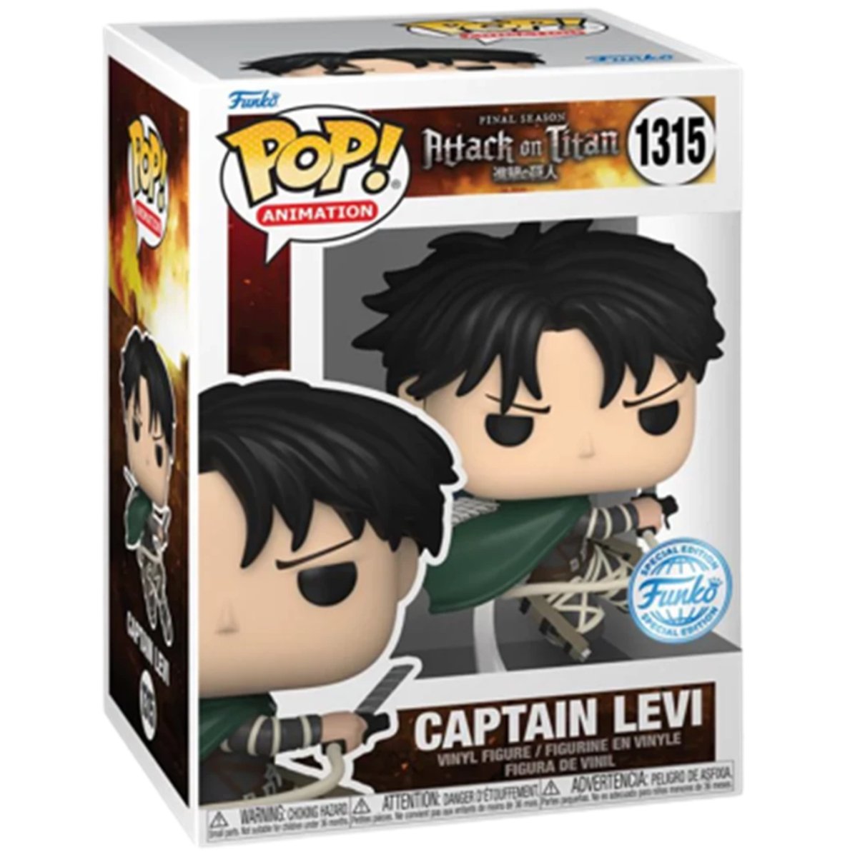 Funko POP Attack on Titan n°1171 Formal Levi (Special Edition)