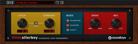 Little AlterBoy Voice Manipulator by Soundtoys music producer plugin