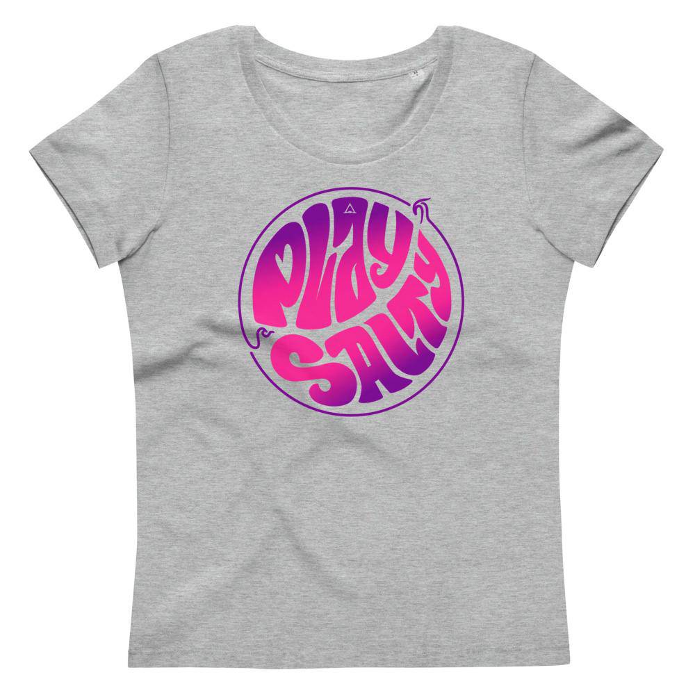 Salty Vibes Wave Women's Fitted T-shirt - Salty Vibes