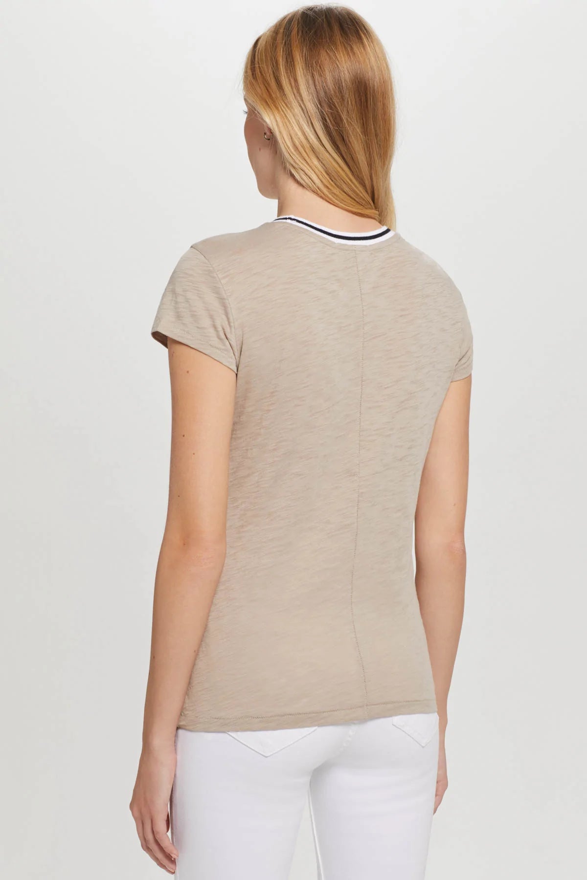 S/S Tipped Ringer Tee