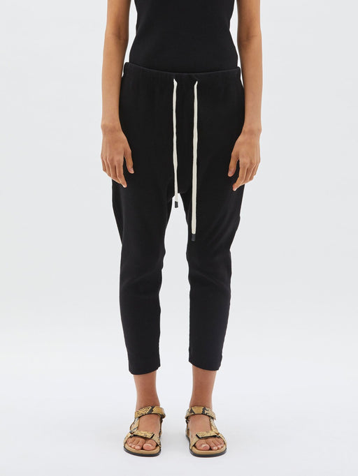 bassike panelled slouch jersey pant