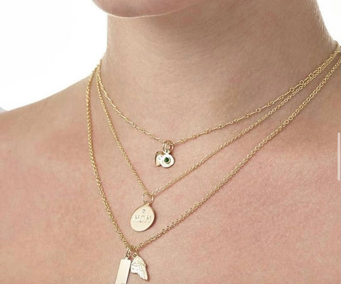 Helen Ficalora 14k gold layered necklace