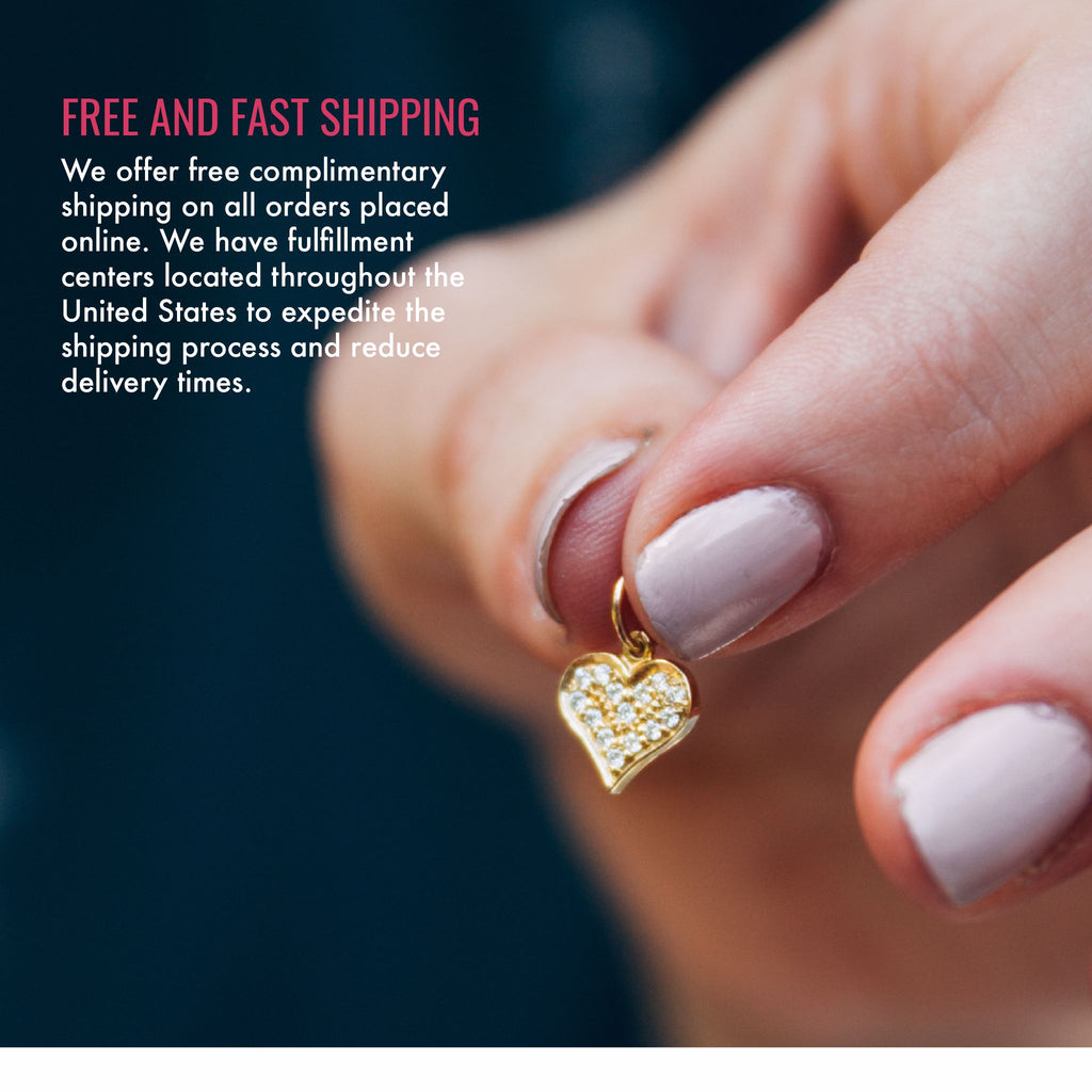 Free and fast shipping. We offer free complimentary shipping on all orders placed online. We have fulfillment centers located throughout the United States to expedite the shipping process and reduce delivery times.