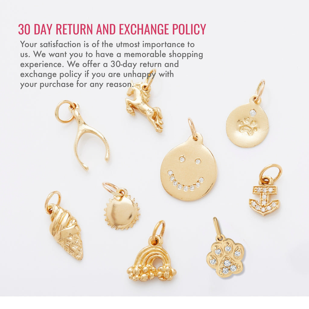 30 day return and exchange policy. Your satisfaction is of the utmost importance to us. We want you to have a memorable shopping experience. We offer a 30-day return and exchange policy if you are unhappy with your purchase for any reason.